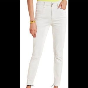 NWOT! $199! PAIGE Hoxton Ankle Skinny Jeans in light ecru (29)